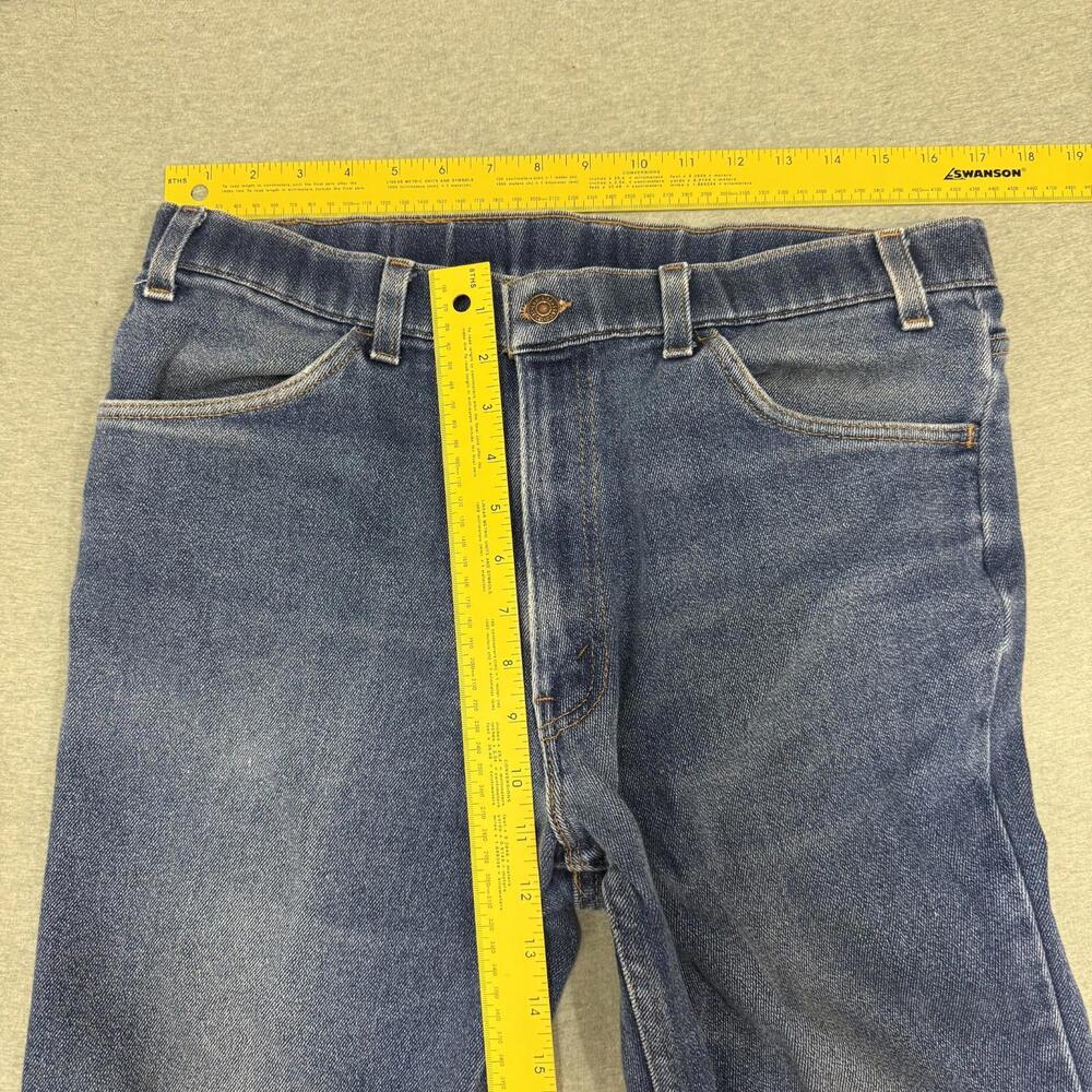 Vintage Levi's Action Jeans Straight Fit Blue Mens 34W 28L Brown‎ Tab - Picture 2 of 8